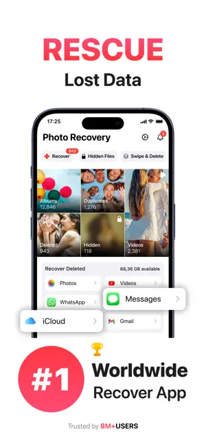 Photo Recovery: Deleted Files iPhone screenshot 3