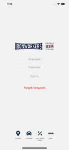 Ironworkers USA FCU screenshot #1 for iPhone