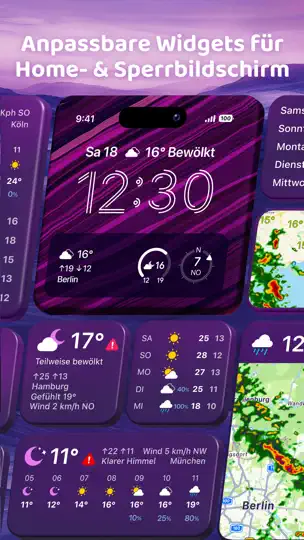 Screenshot von Wetter-Partner Pro:Wetterradar auf dem iPhone 4