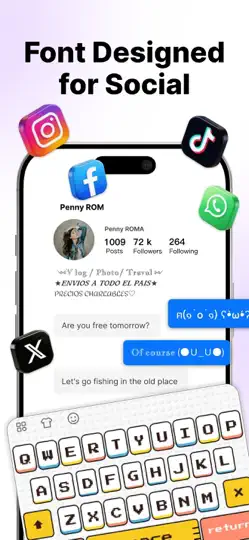 Keyboard Fonts - Font Art iPhone Ekran Görüntüsü 2