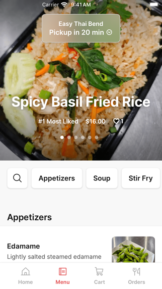 Easy Thai Bend iPhone screenshot 2 - Food & Drink app