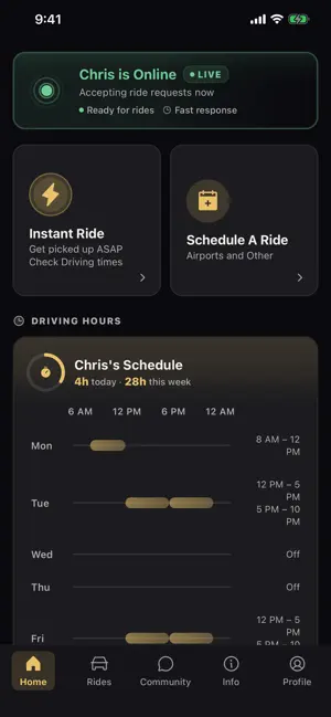 5 College Rideshare Rider screenshot 1