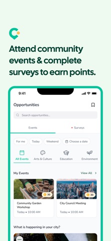 CivicPoints screenshot