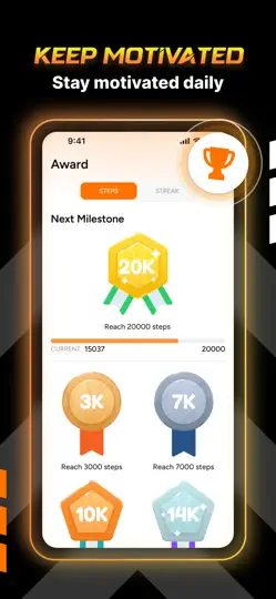 Capture d'écran de Step Counter: Walking, Running sur iPhone 6