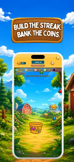 Eggs Catch 2D - Egg Catching screenshot 2