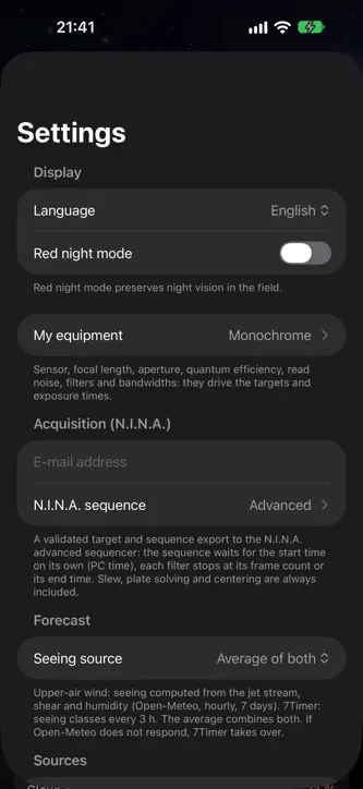 Astro Night Companion screenshot 10