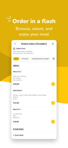 Shakira Indian Cuisine App app screenshot