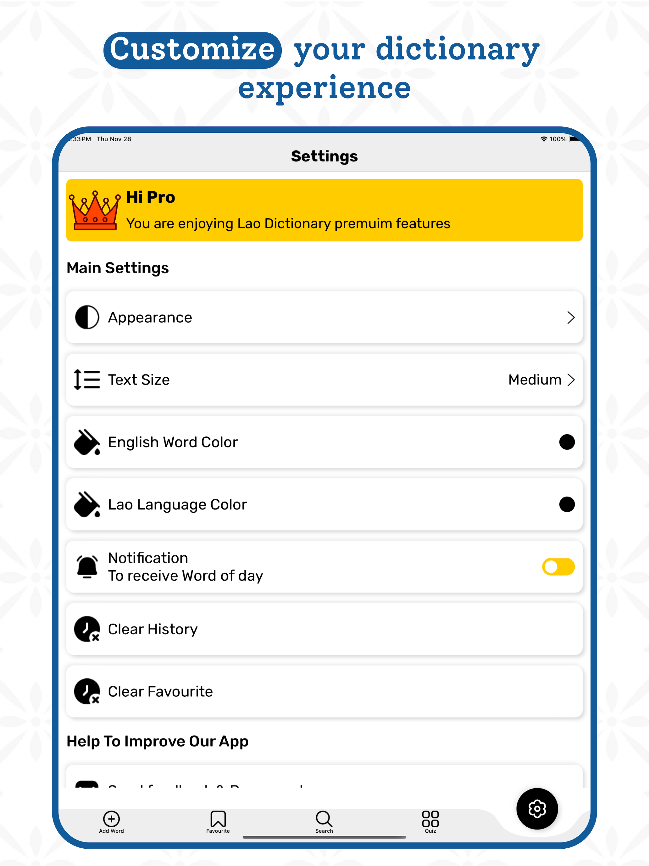 Lao | Lao Dictionary screenshot 15