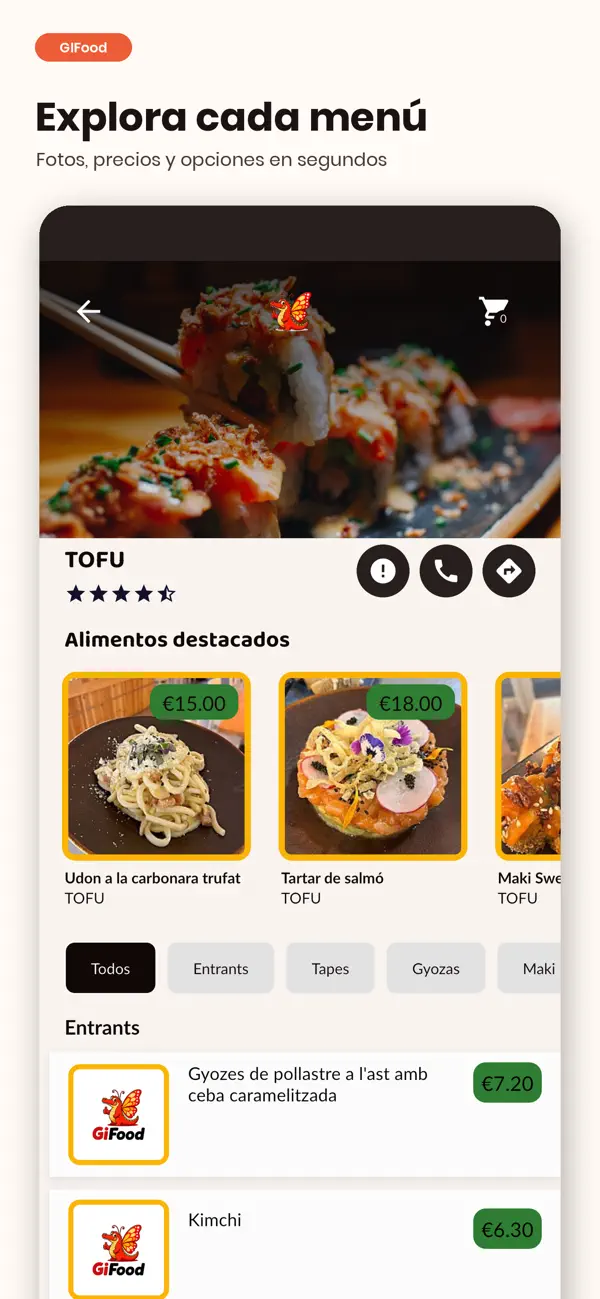 Screenshot #2 pour GiFOOD Delivery