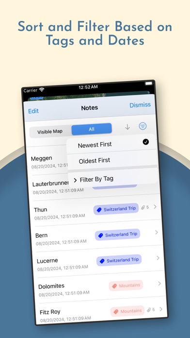 Travel Journal - Pyxis Screenshot