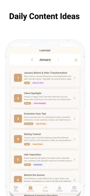 Content Calendar for Hair Pros screenshot 4
