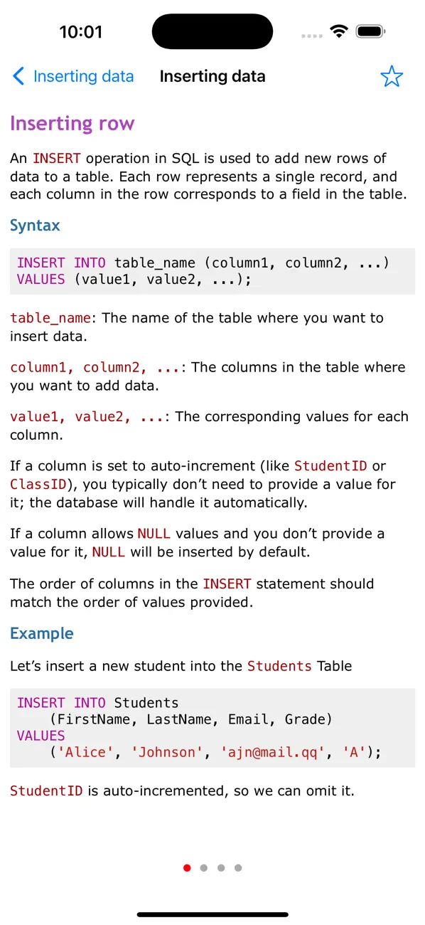 Screenshot #3 pour SQL Programming Pro