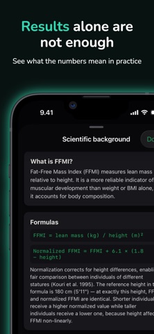 FFMI Calc - Muscle Potential Screenshot 3 of 4