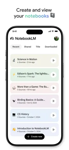 Google NotebookLM: Screenshot 2 von 6