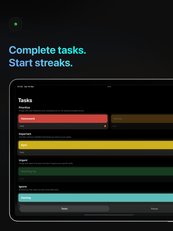 Screenshot #4 pour Streaks: Habit Tracker