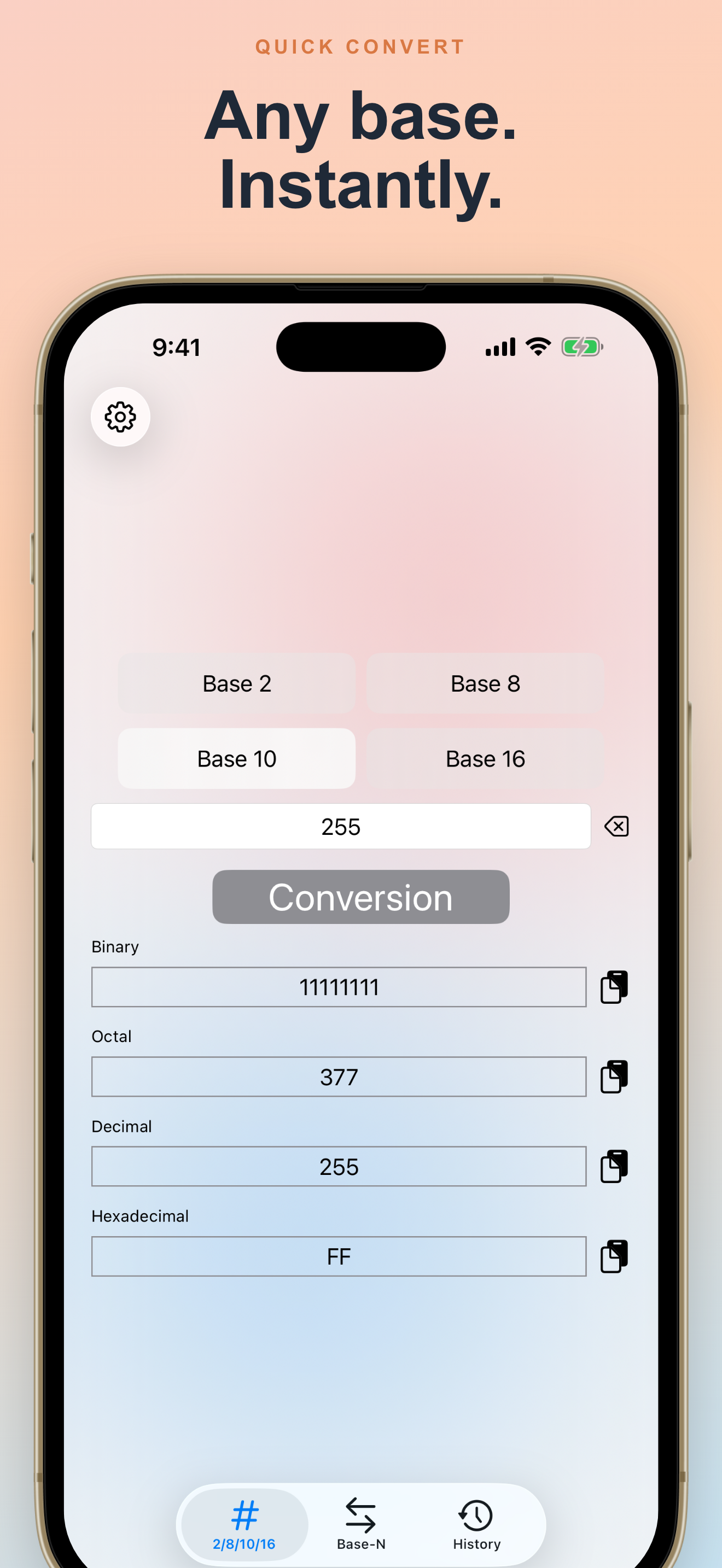 Smart Convert - Base Converter