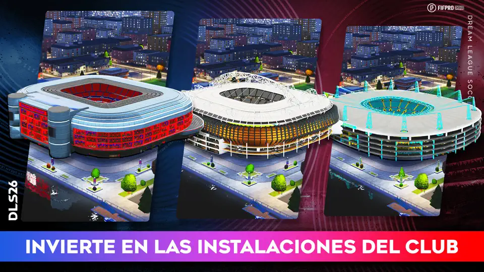 Captura de pantalla de Dream League Soccer 2026 en iPhone 5