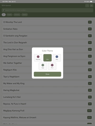 SDA Hymnal: PH Edition iPad screenshot 4