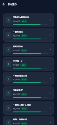 不動産知識検定対策 のスクリーンショット