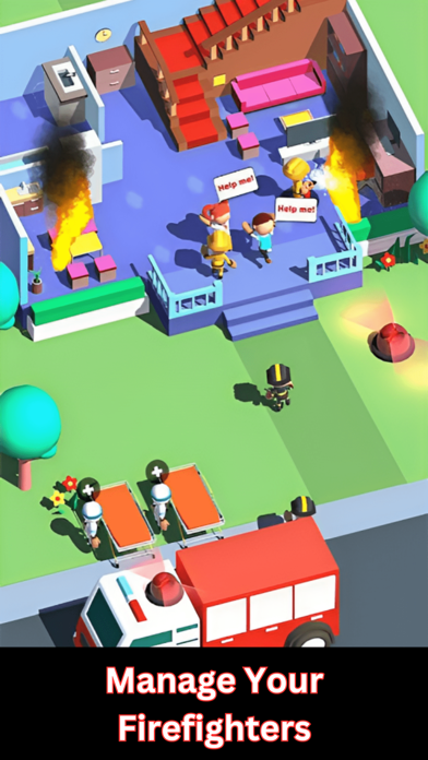 Idle Fire Fighter Rich Tycoon Screenshot