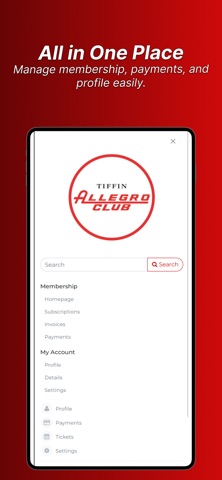 Tiffin Allegro Club screenshot