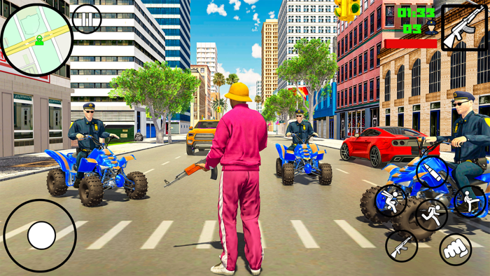 开放世界游戏GTA手机-犯罪模拟