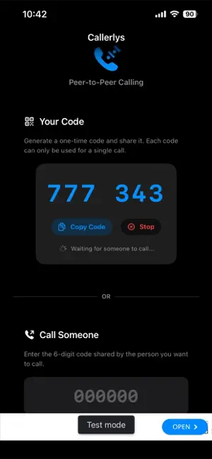 OneCall: Private P2P Video screenshot 2