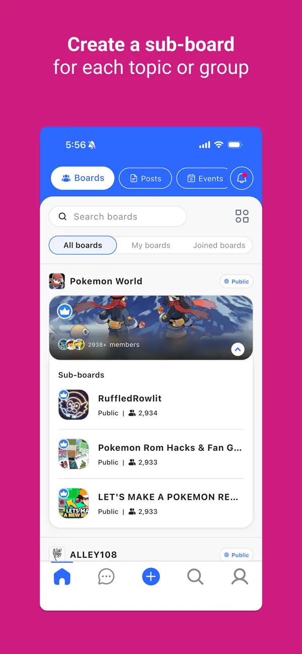 Screenshot #3 pour MOMO BOARD Community Super App
