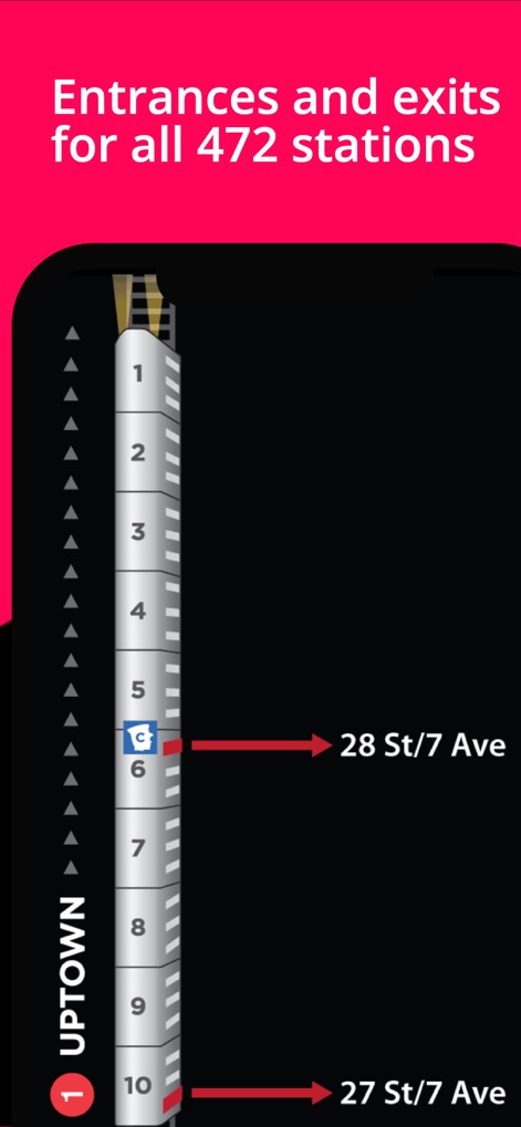 Exit Strategy NYC Subway Map - App de Navegación | MWM