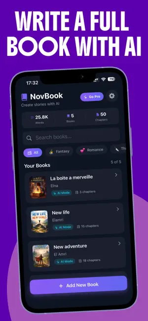 AI Book Writer - NovBook screenshot 2