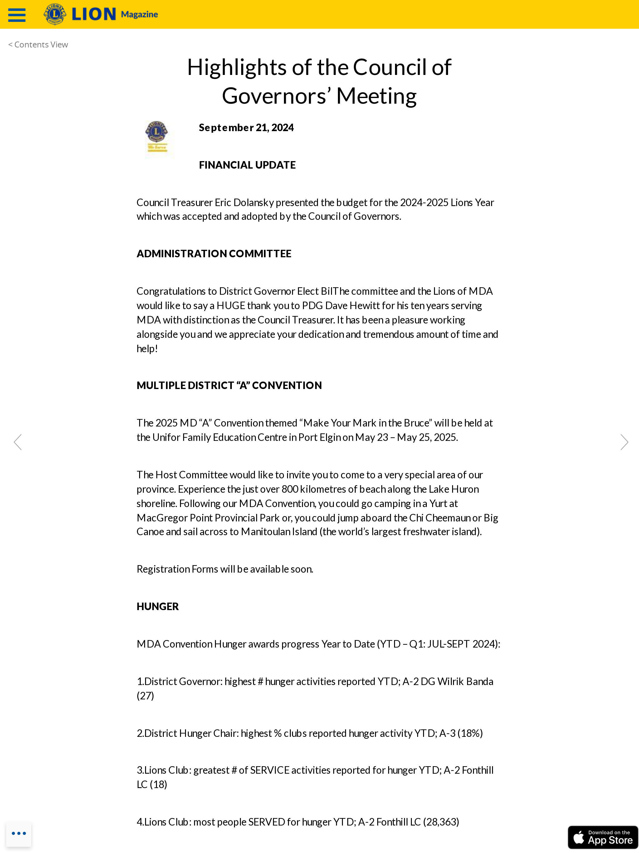 LION Magazine Canada screenshot 11