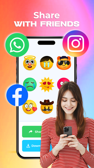 Emoji & Sticker Design Lab Screenshot