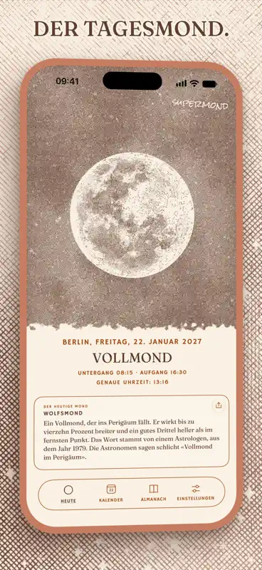 Plenilune: Calendrier lunaire screenshot 1 of 9