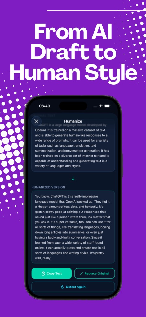 AI Humanizer & Detector - Utilities App | MWM