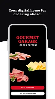 gourmet garage order express iphone screenshot 1