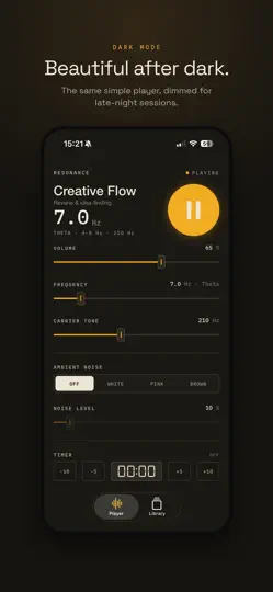 Screenshot von Resonance - Binaural Beats auf dem iPhone 4