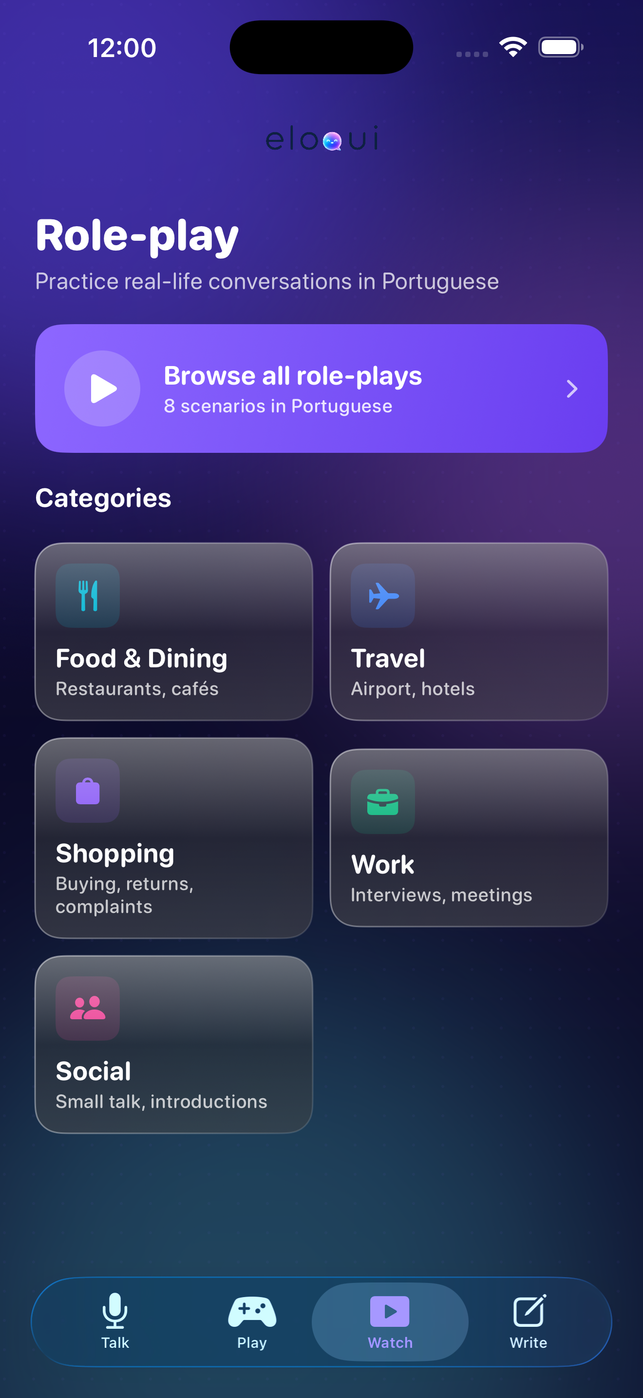 Eloqui - AI Language Learning screenshot 9