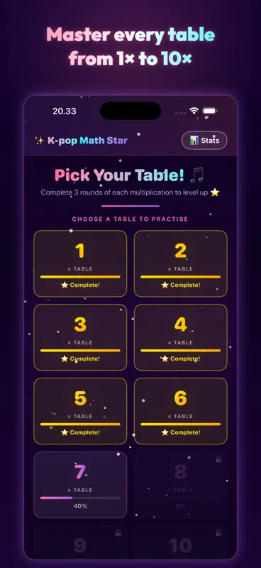 Times Tables: K-pop Math Star screenshot 6 of 6