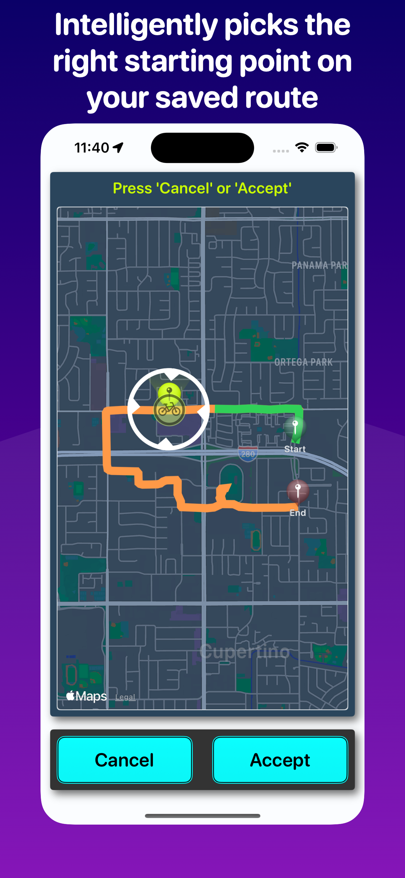 nürLEFT - Smart Bike GPS screenshot 9