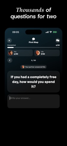 Thumbkiss: Couples App iPhone screenshot 4