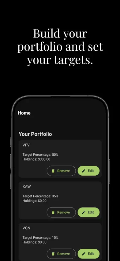 Balanceport - ETF Allocator screenshot 2