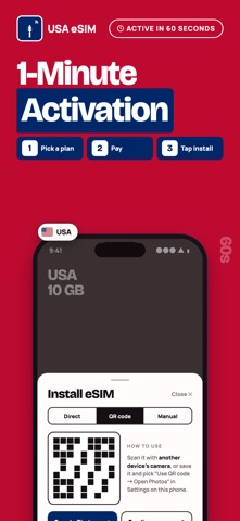 USA eSIM: Data, Calls & Number Screenshot 3 of 8