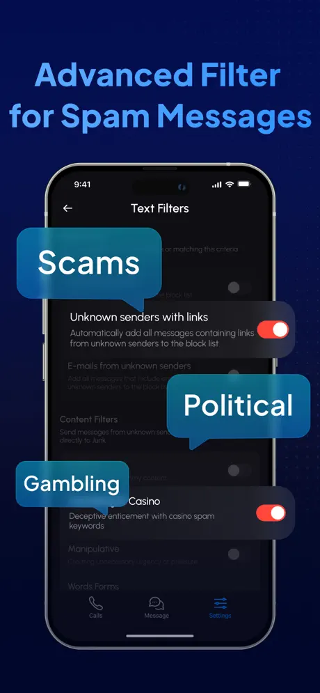 spamfilter.call.blocker screenshot 5