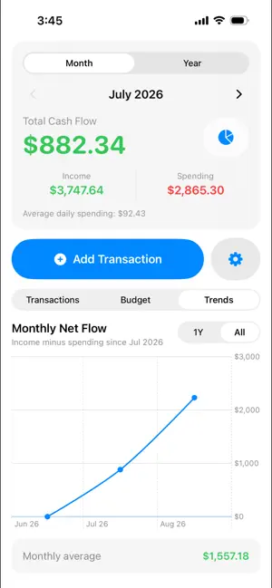 EasyBudget: Cash Flow screenshot 3