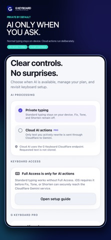 G Keyboard : Ai Writer Screenshot 4 of 5