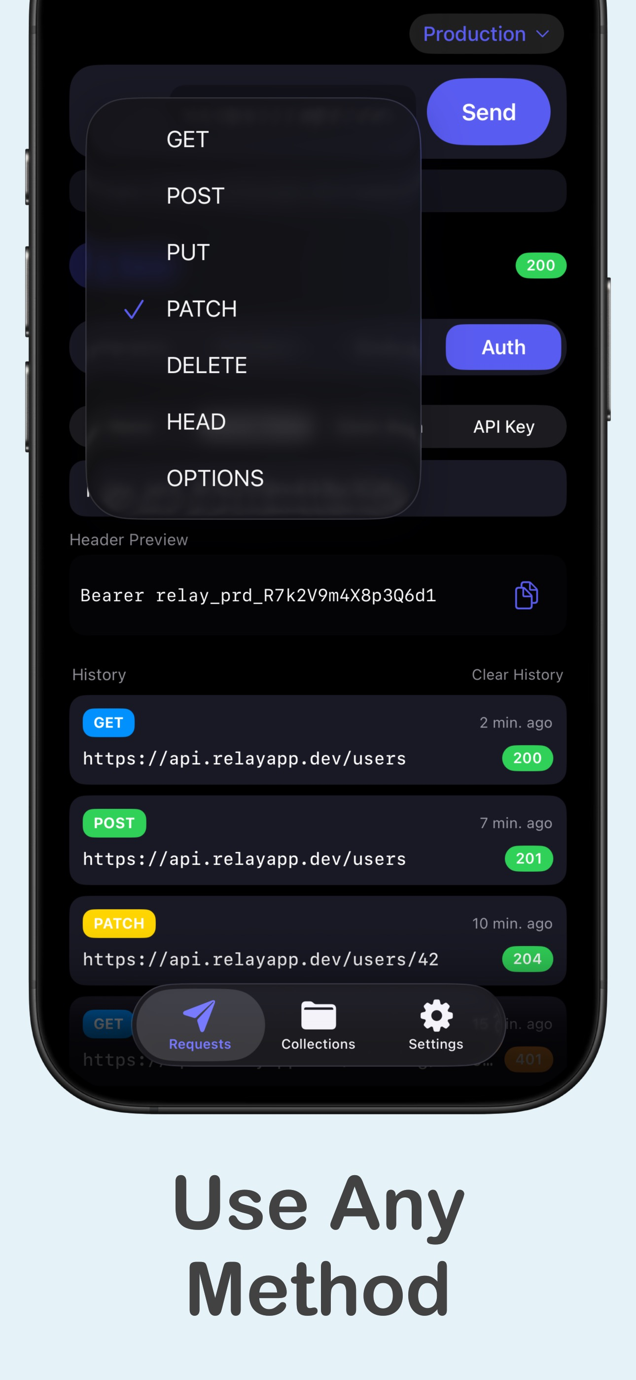 Relay: HTTP & REST Client