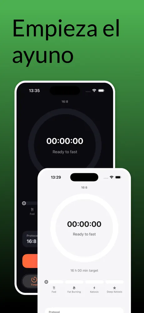 FastBreak — Ayuno Timer — captura de pantalla del iPhone 1