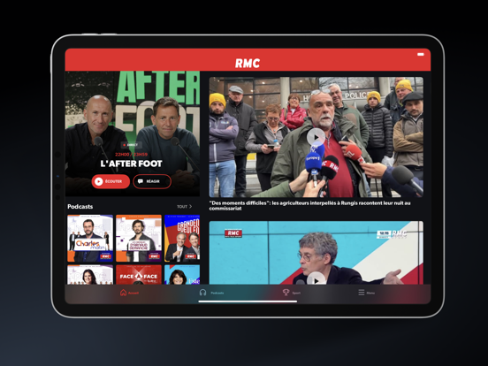 Screenshot #4 pour RMC Radio: podcast, info, foot
