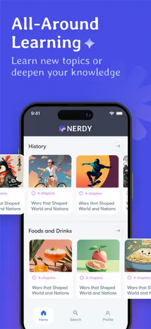 Nerdy - Daily Micro Learning screenshot 2