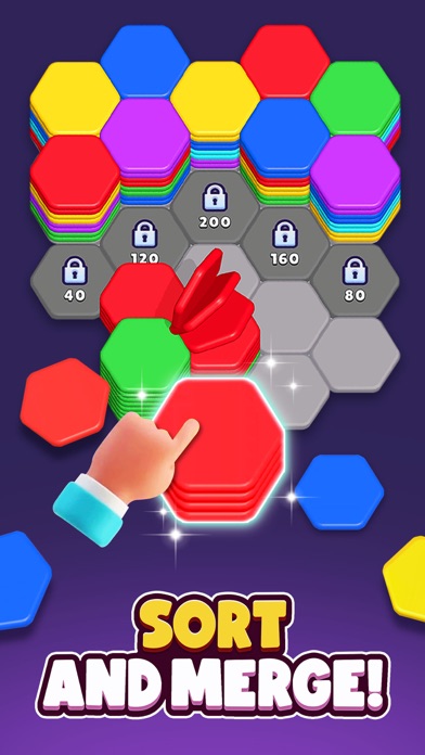 Hexa Sort Screenshot